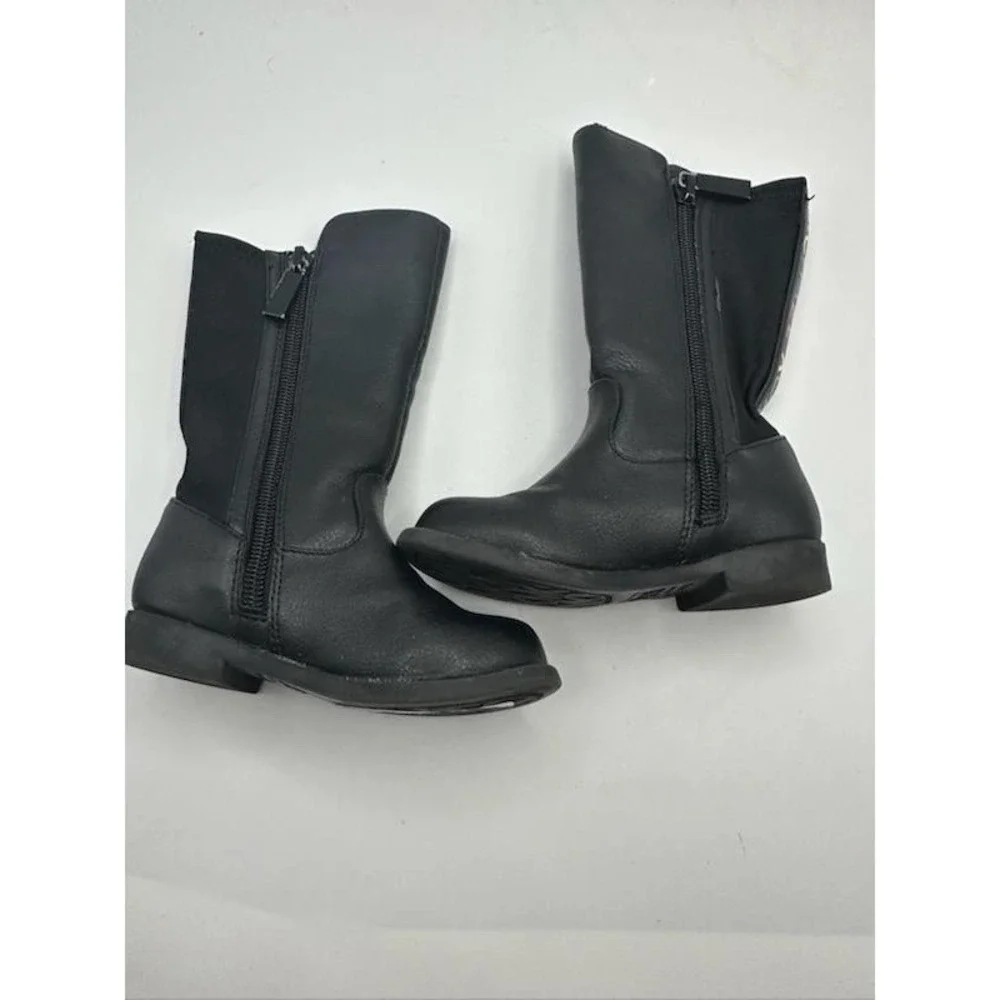 MICHAEL KORS MK Emma Sunday Girls Black‎ Boots Size 6